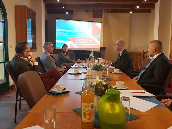 Sachsens Innenminister besucht das Büro